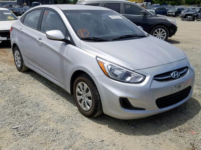 KMHCT4AE2GU096802 - 2016 HYUNDAI ACCENT SE SILVER photo 1