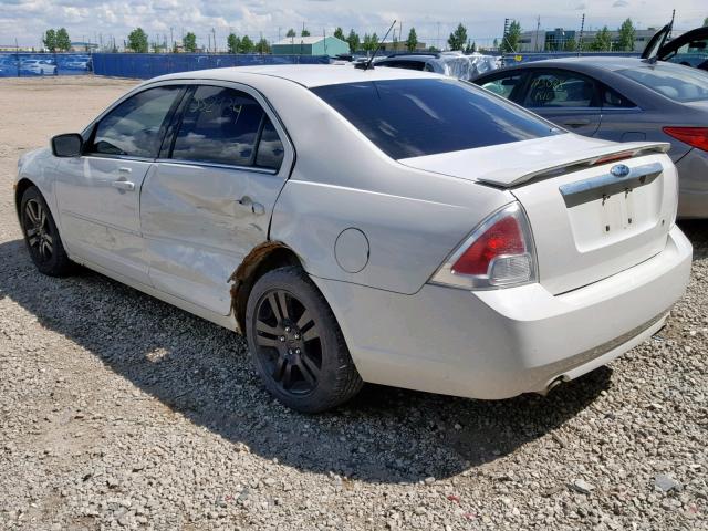 3FAHP081X8R255655 - 2008 FORD FUSION SEL WHITE photo 9