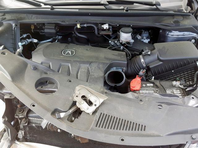 5J8TB4H58HL035475 - 2017 ACURA RDX TECHNO GRAY photo 7