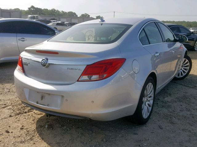 2G4GS5EK0C9127739 - 2012 BUICK REGAL PREM SILVER photo 4