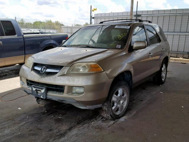 2HNYD18245H536935 - 2005 ACURA MDX GOLD photo 2