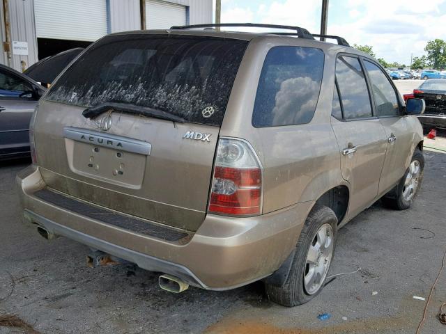 2HNYD18245H536935 - 2005 ACURA MDX GOLD photo 4