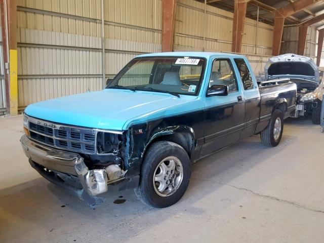 1B7GL23X4SS356324 - 1995 DODGE DAKOTA TWO TONE photo 2