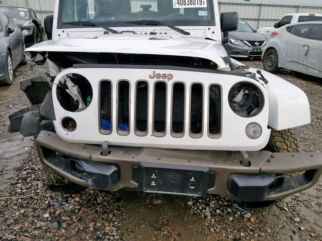 1C4AJWBG6HL517909 - 2017 JEEP WRANGLER S თეთრი ფოტო 9