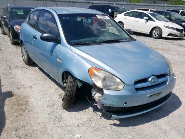 KMHCM36C17U030157 - 2007 HYUNDAI ACCENT GS BLUE photo 1