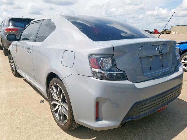 JTKJF5C75E3081553 - 2014 TOYOTA SCION TC ნაცრისფერი ფოტო 3