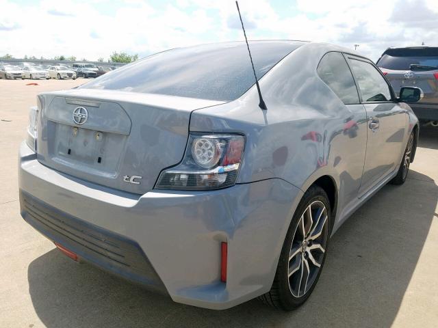 JTKJF5C75E3081553 - 2014 TOYOTA SCION TC ნაცრისფერი ფოტო 4