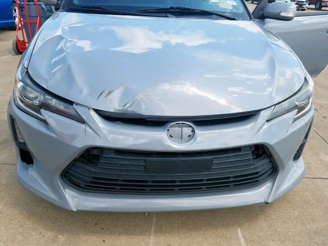 JTKJF5C75E3081553 - 2014 TOYOTA SCION TC ნაცრისფერი ფოტო 9