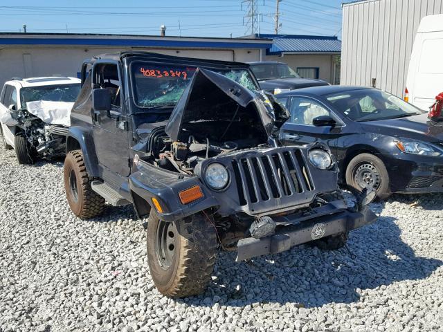 1J4FA59S21P364450 - 2001 JEEP WRANGLER / BLACK photo 1