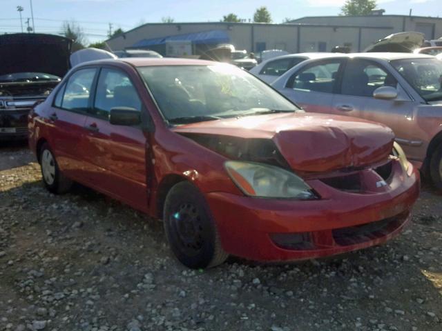 JA3AJ26E34U037430 - 2004 MITSUBISHI LANCER ES BURGUNDY photo 1