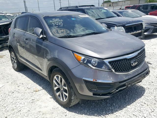 KNDPB3AC4E7599955 - 2014 KIA SPORTAGE B GRAY photo 1