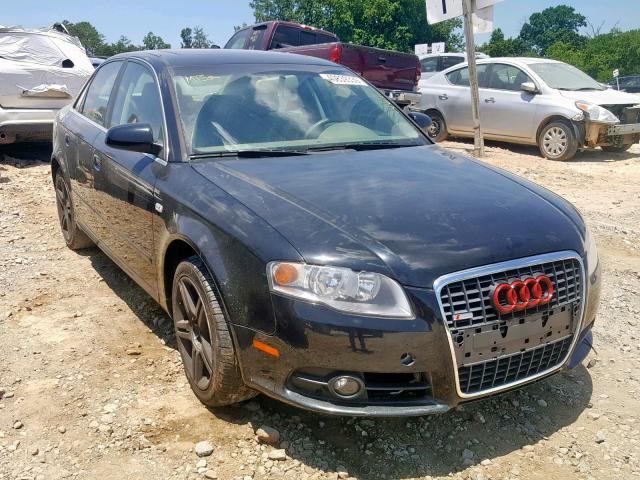 WAUAF78E28A102057 - 2008 AUDI A4 2.0T BLACK photo 1