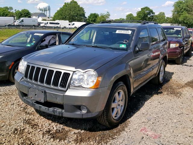 1J8GR48K48C161228 - 2008 JEEP GRAND CHER GRAY photo 2