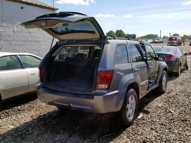 1J8GR48K48C161228 - 2008 JEEP GRAND CHER GRAY photo 4