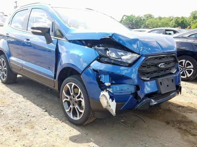 MAJ6S3JL9KC286940 - 2019 FORD ECOSPORT S BLUE photo 9