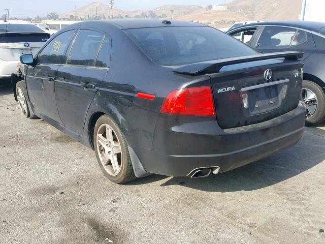 19UUA66276A078080 - 2006 ACURA 3.2TL BLACK photo 3