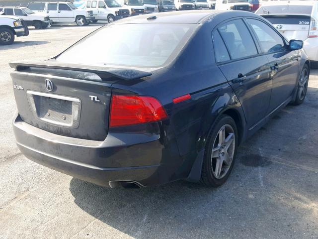 19UUA66276A078080 - 2006 ACURA 3.2TL BLACK photo 4