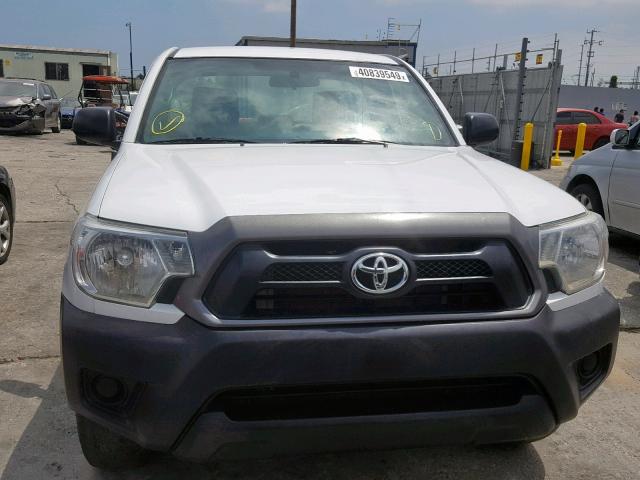 5TFNX4CN8EX031916 - 2014 TOYOTA TACOMA WHITE photo 9