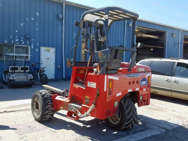 XF100568 - 2005 MOFF FORKLIFT RED photo 3
