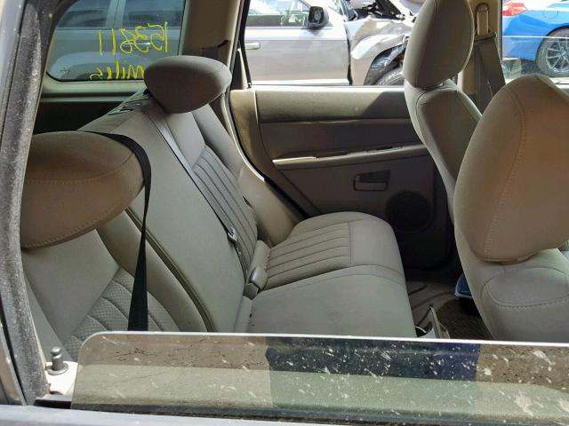 1J4GR48K66C250622 - 2006 JEEP GRAND CHER GOLD photo 6