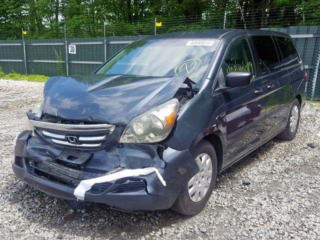 5FNRL38206B062563 - 2006 HONDA ODYSSEY LX GRAY photo 2