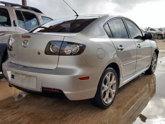 JM1BK323471726928 - 2007 MAZDA 3 S SILVER photo 4