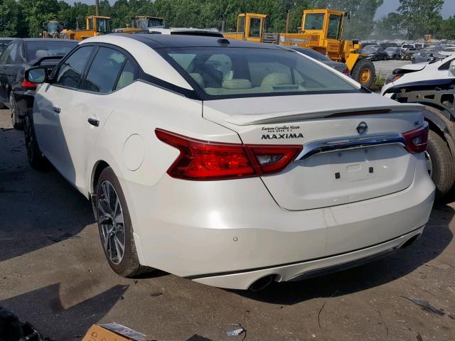 1N4AA6AP8HC380270 - 2017 NISSAN MAXIMA 3.5 WHITE photo 3