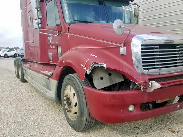 1FUYPSZB21PH22511 - 2001 FREIGHTLINER CONVENTION RED photo 9