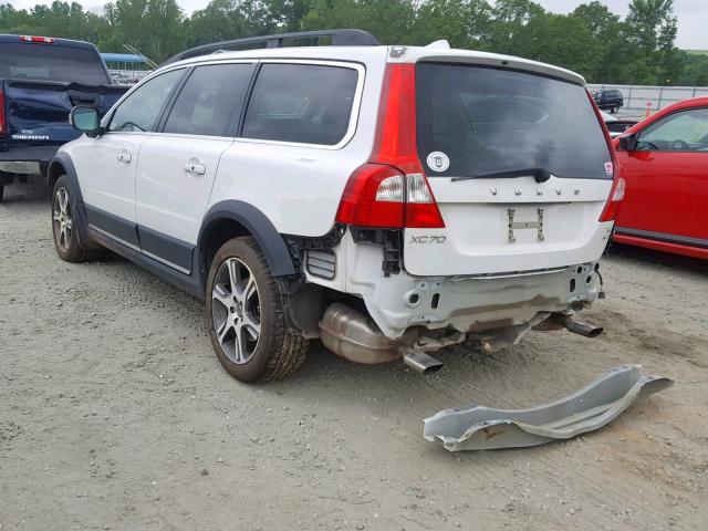 YV4902BZ2D1152194 - 2013 VOLVO XC70 T6 WHITE photo 3