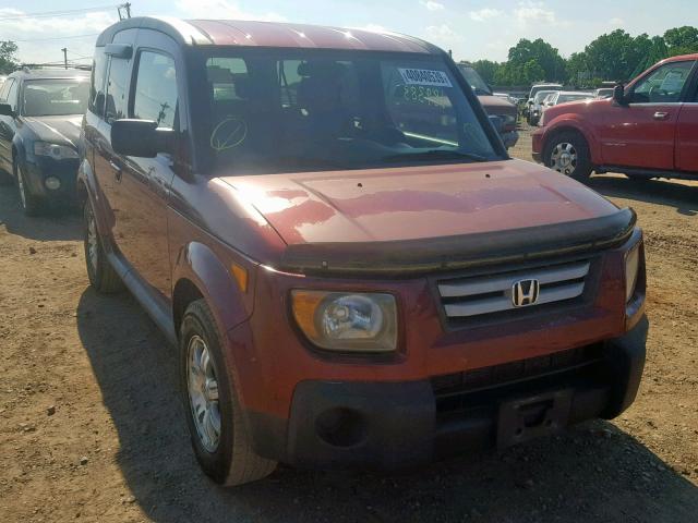 5J6YH28717L015019 - 2007 HONDA ELEMENT EX RED photo 1