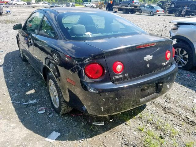 1G1AL15F367819351 - 2006 CHEVROLET COBALT LT BLACK photo 3