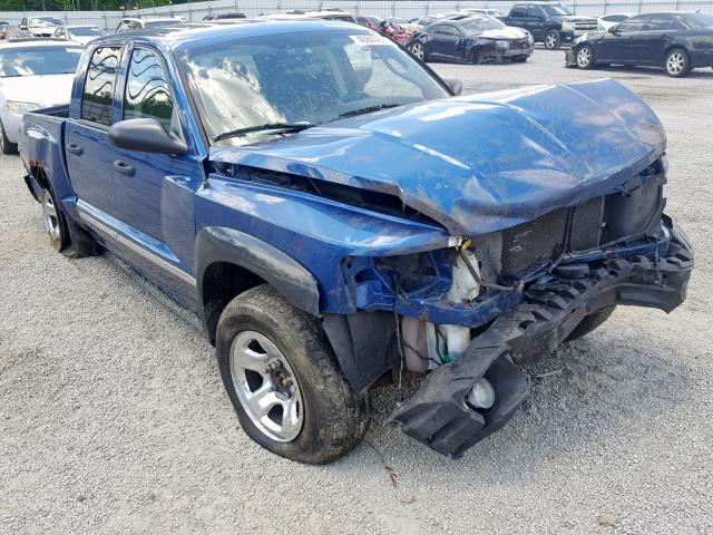 1D7HW58N18S636995 - 2008 DODGE DAKOTA QUA BLUE photo 1