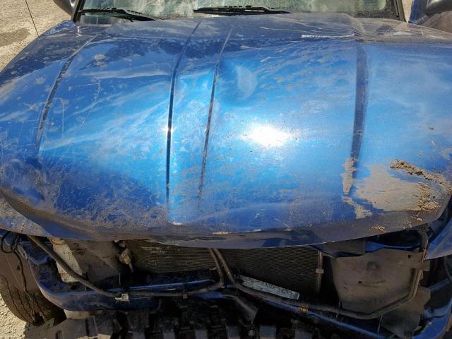 1D7HW58N18S636995 - 2008 DODGE DAKOTA QUA BLUE photo 7