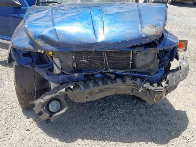 1D7HW58N18S636995 - 2008 DODGE DAKOTA QUA BLUE photo 9