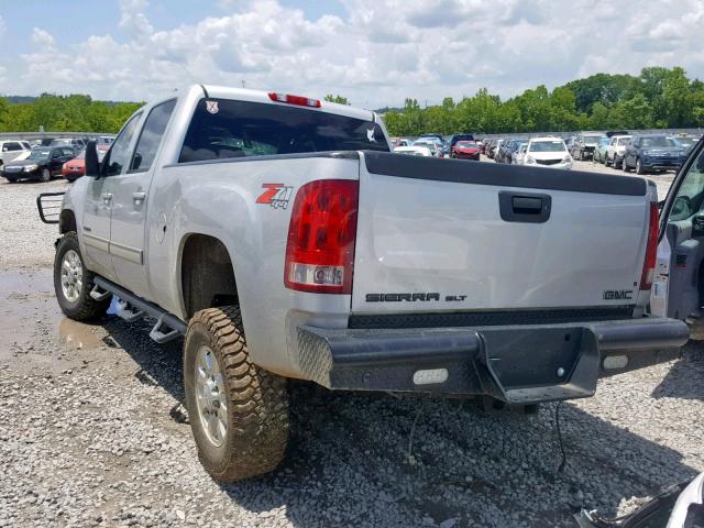 1GT121C86BF182194 - 2011 GMC SIERRA K25 SILVER photo 3