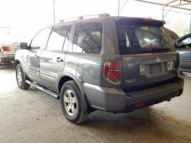 5FNYF28238B013986 - 2008 HONDA PILOT VP SILVER photo 3