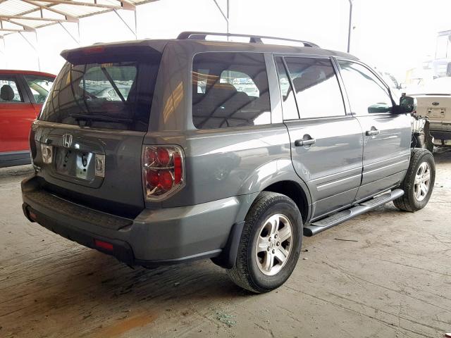 5FNYF28238B013986 - 2008 HONDA PILOT VP SILVER photo 4