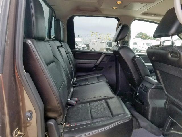 1N6AA0EC3DN307902 - 2013 NISSAN TITAN S GRAY photo 6