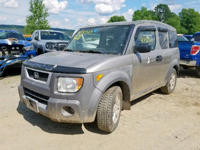 5J6YH28554L038118 - 2004 HONDA ELEMENT EX GRAY photo 2