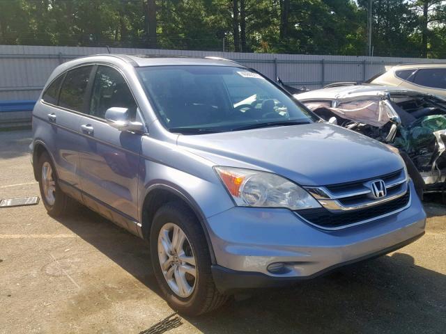 5J6RE3H74BL056630 - 2011 HONDA CR-V EXL BLUE photo 1