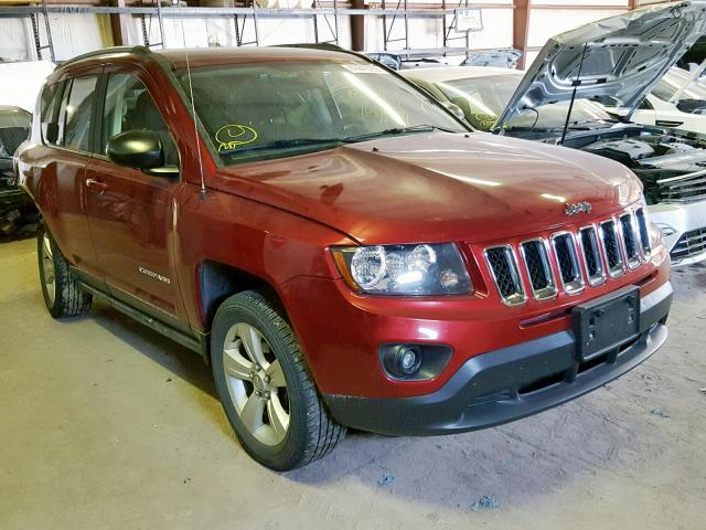1C4NJDBB8FD283094 - 2015 JEEP COMPASS SP წითელი ფოტო 1