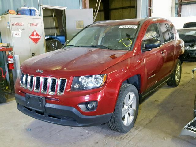 1C4NJDBB8FD283094 - 2015 JEEP COMPASS SP წითელი ფოტო 2