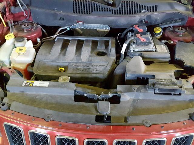 1C4NJDBB8FD283094 - 2015 JEEP COMPASS SP წითელი ფოტო 7