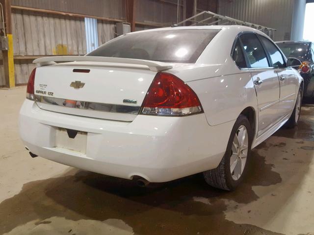 2G1WC5EM8B1176269 - 2011 CHEVROLET IMPALA LTZ WHITE photo 4