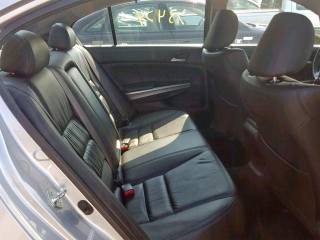 1HGCP36809A040773 - 2009 HONDA ACCORD EXL SILVER photo 6