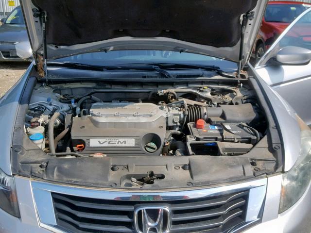 1HGCP36809A040773 - 2009 HONDA ACCORD EXL SILVER photo 7