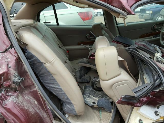 1G4HP54K12U279621 - 2002 BUICK LESABRE CU BURGUNDY photo 6