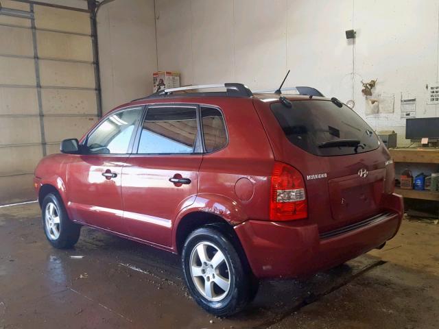 KM8JM12B65U094832 - 2005 HYUNDAI TUCSON GL RED photo 3