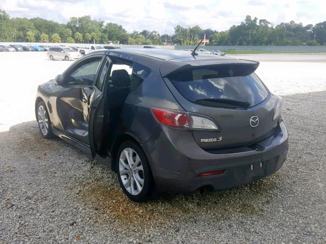 JM1BL1M55B1442085 - 2011 MAZDA 3 S GRAY photo 3