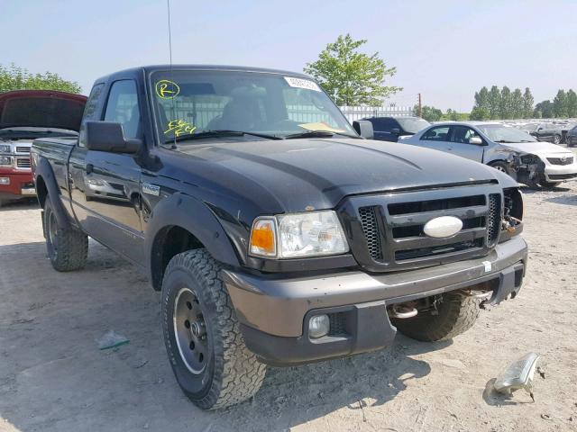 1FTZR45E87PA41969 - 2007 FORD RANGER SUP BLACK photo 1